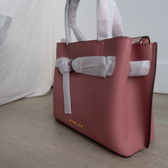 Michael Kors Emilia Small Satchel Bag - Rose - Picture 2 of 4